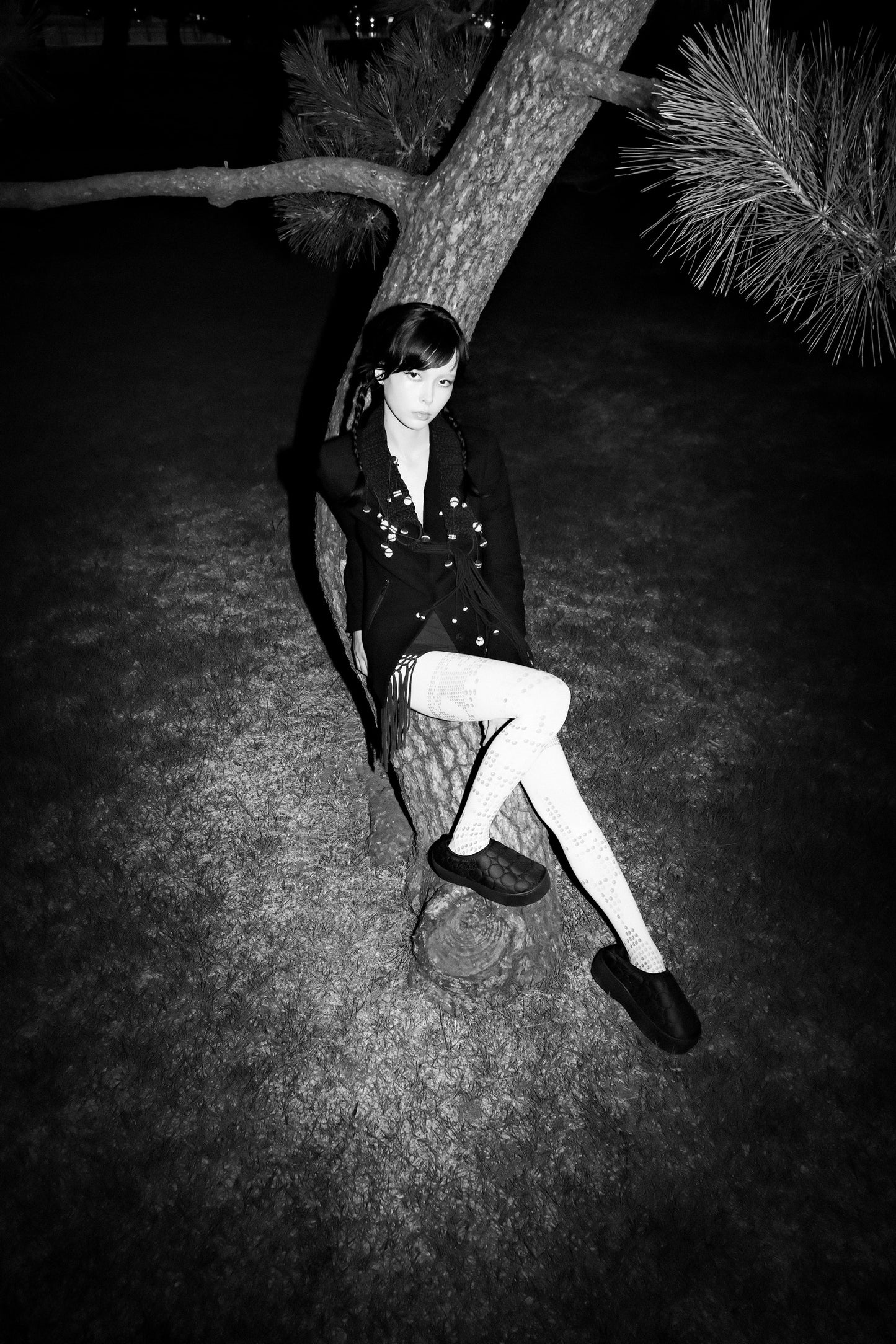 VAMP PLATFORM CIRCLE BLACK