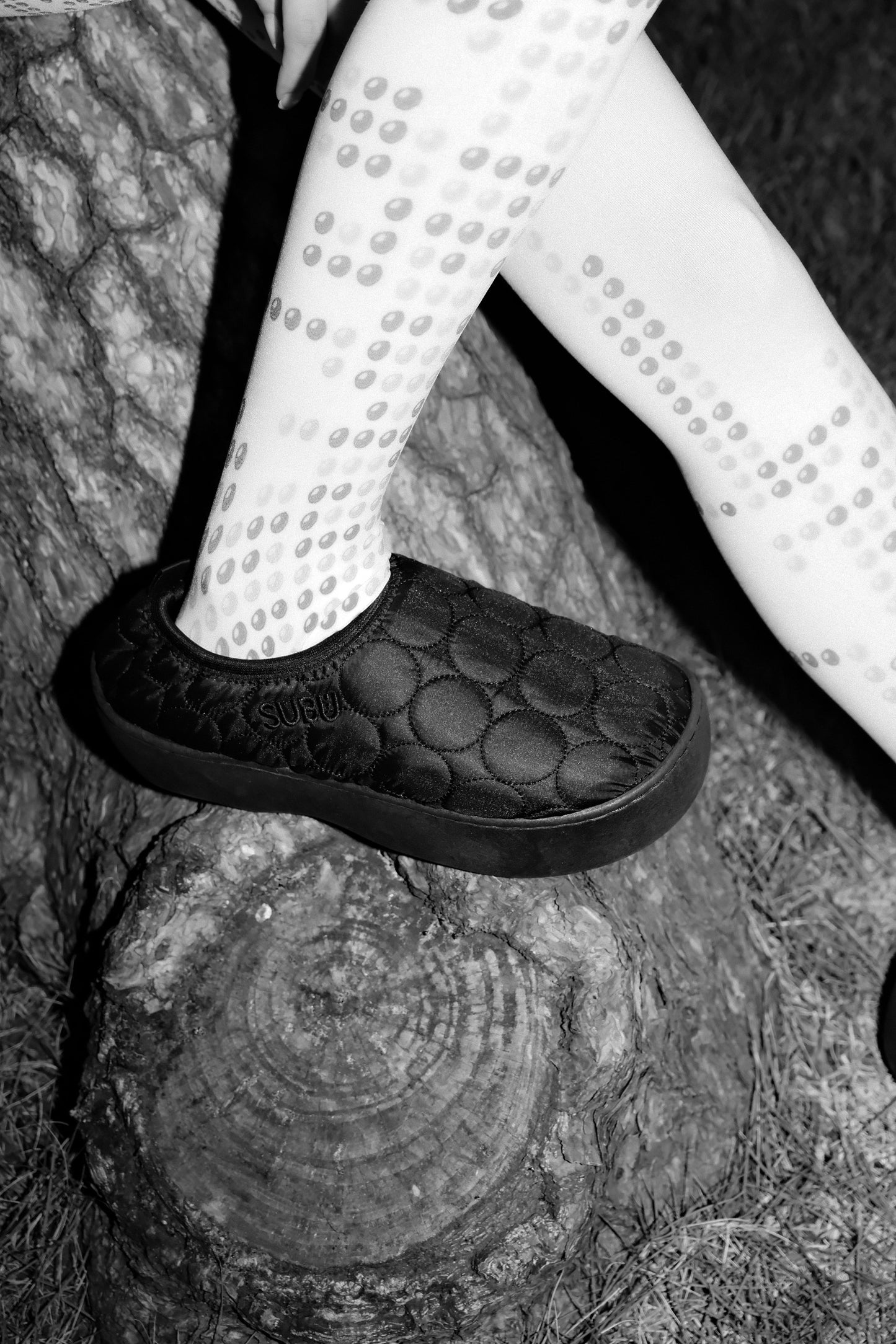 VAMP PLATFORM CIRCLE BLACK