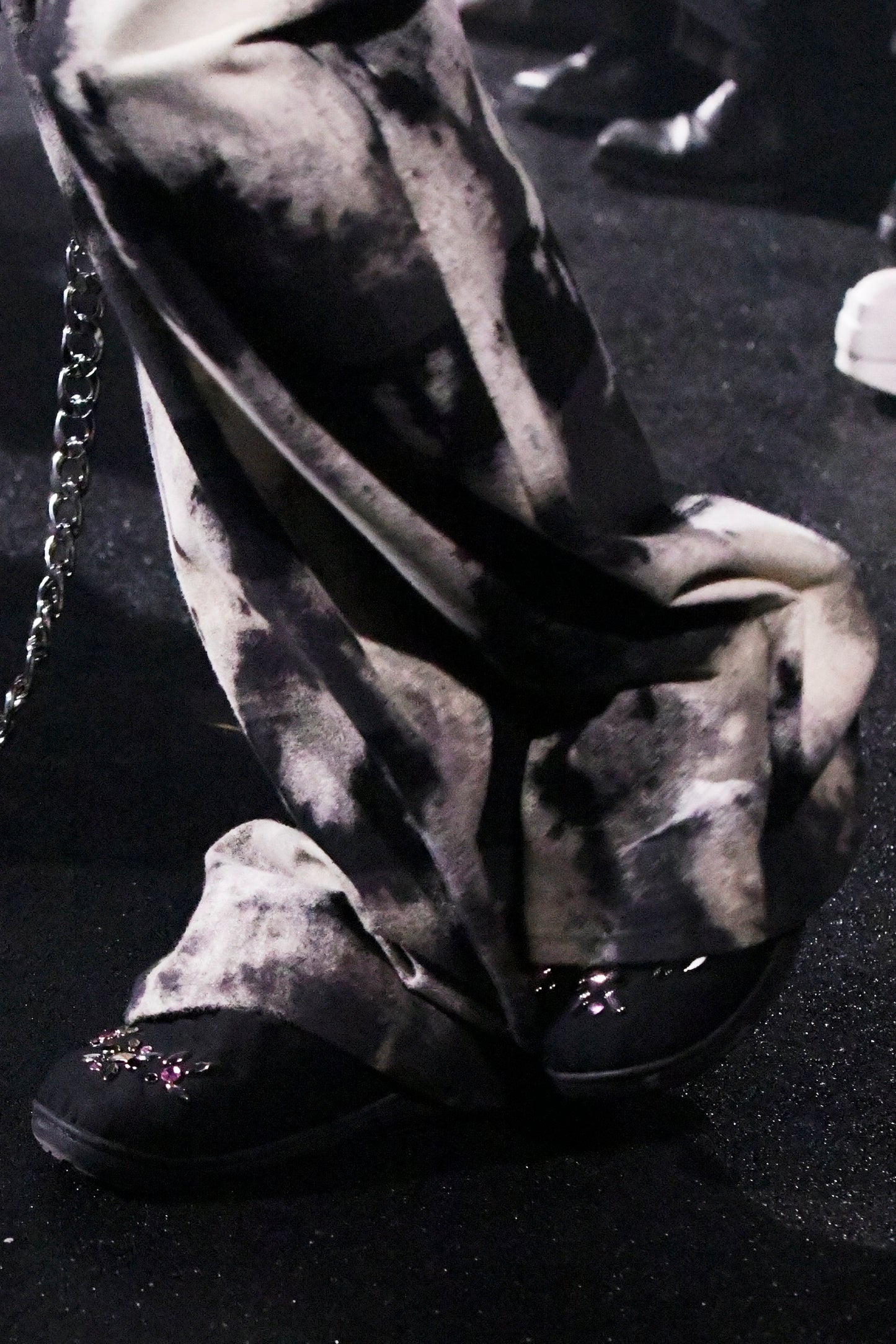 SUBU x MASU STUDS SANDAL BLACK