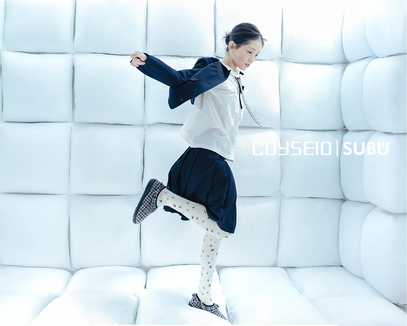 SUBU x COYSEIO FLUFF CHECK PADDING SHOES CHECK