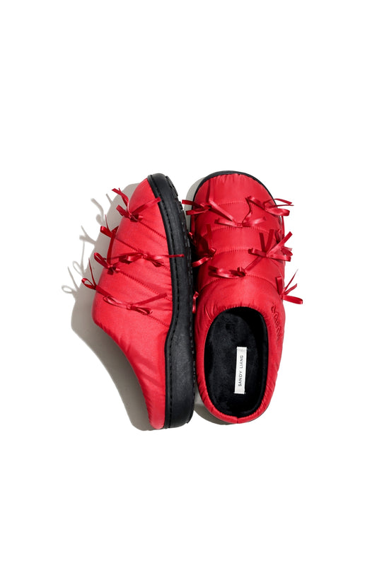 SUBU x SANDY LIANG SLIPPERS IN RED