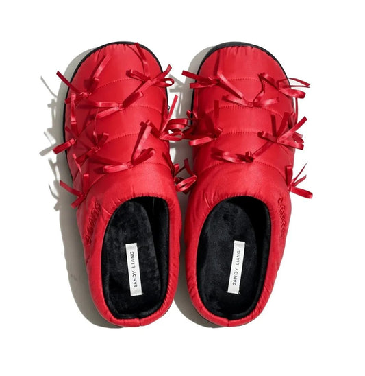 SUBU x SANDY LIANG SLIPPERS IN RED