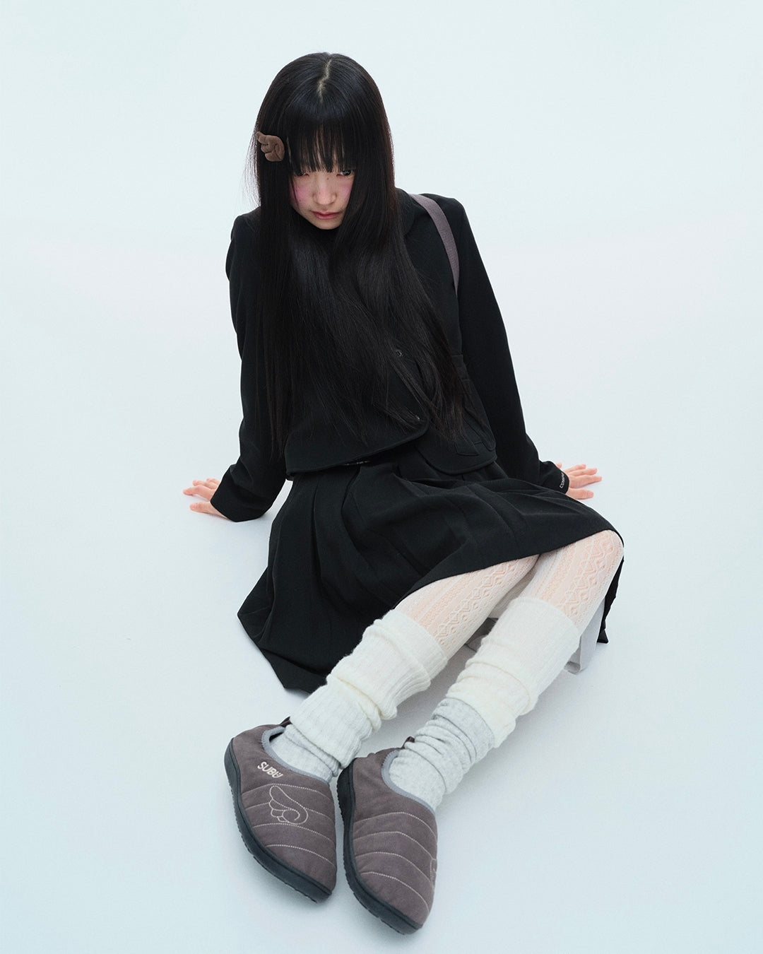 SUBU x COYSEIO ANGEL WING PADDING SHOES CHARCOAL