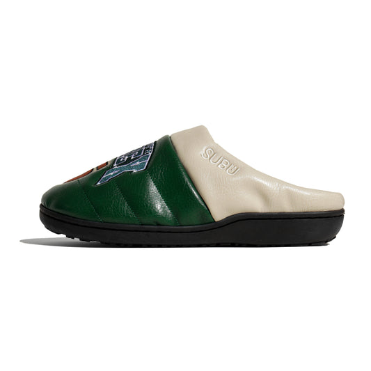 SUBU x AVIREX VEGAN LEATHER SANDALS "WILDBEAR" GREEN