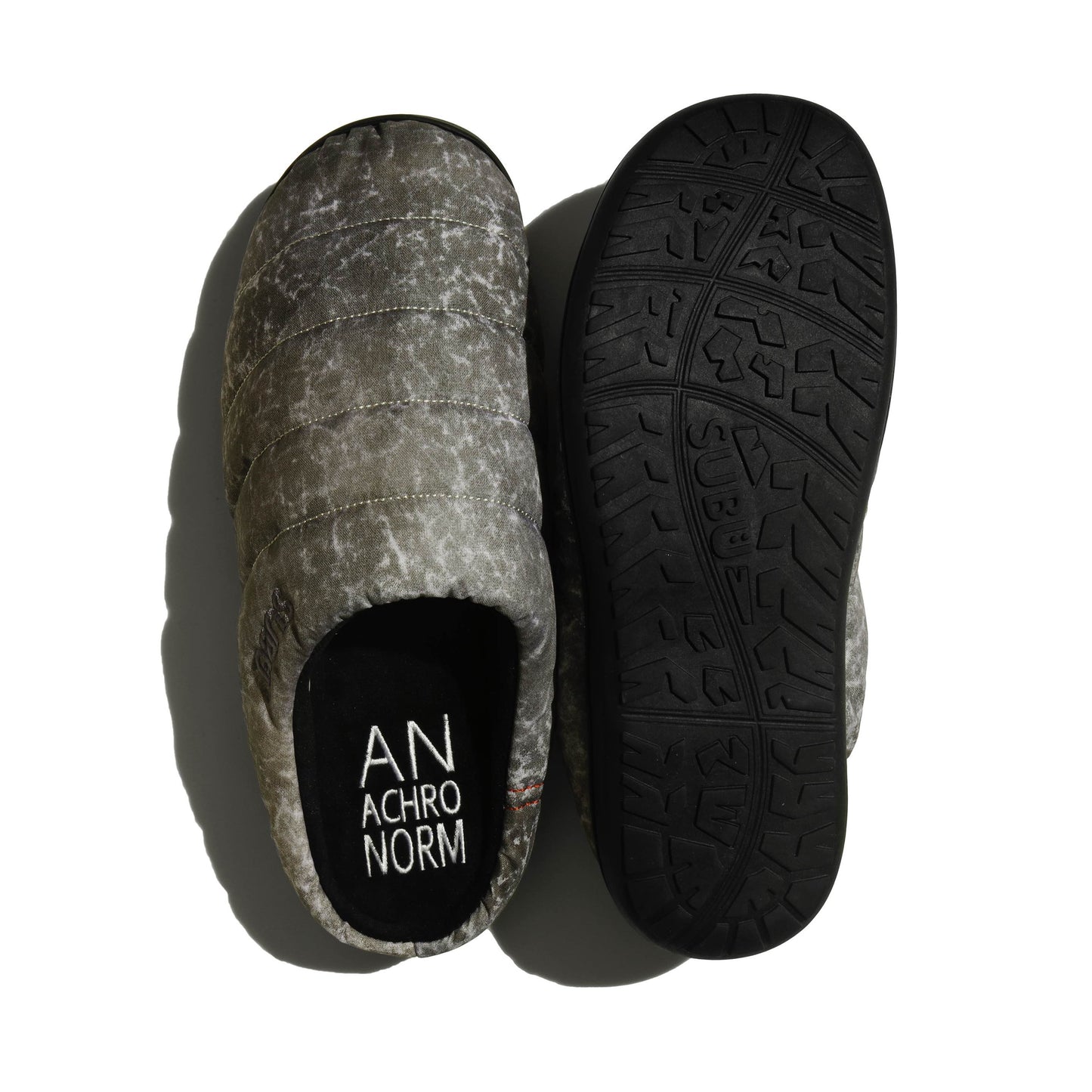 SUBU x ANACHRONORM DIRTPAINT NYLON SANDAL WHITE