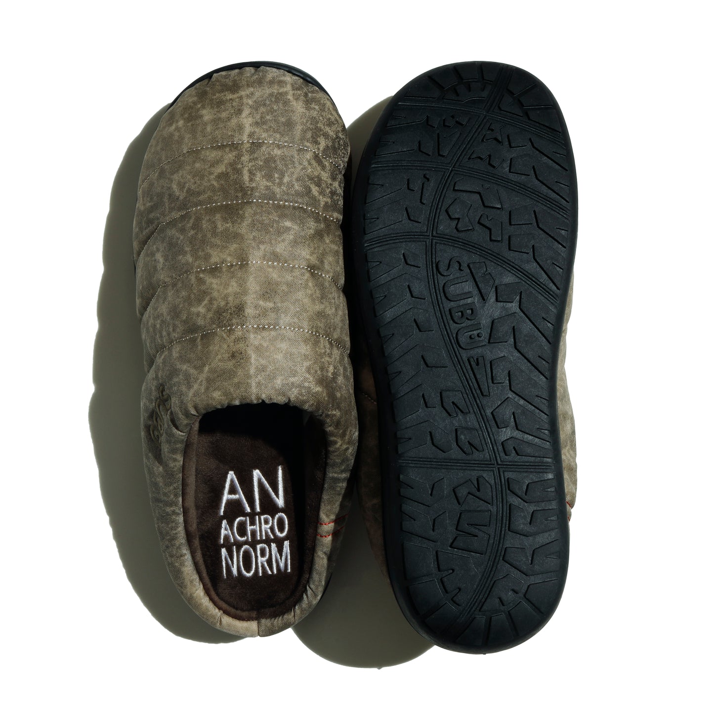 SUBU x ANACHRONORM DIRTPAINT NYLON SANDAL BEIGE