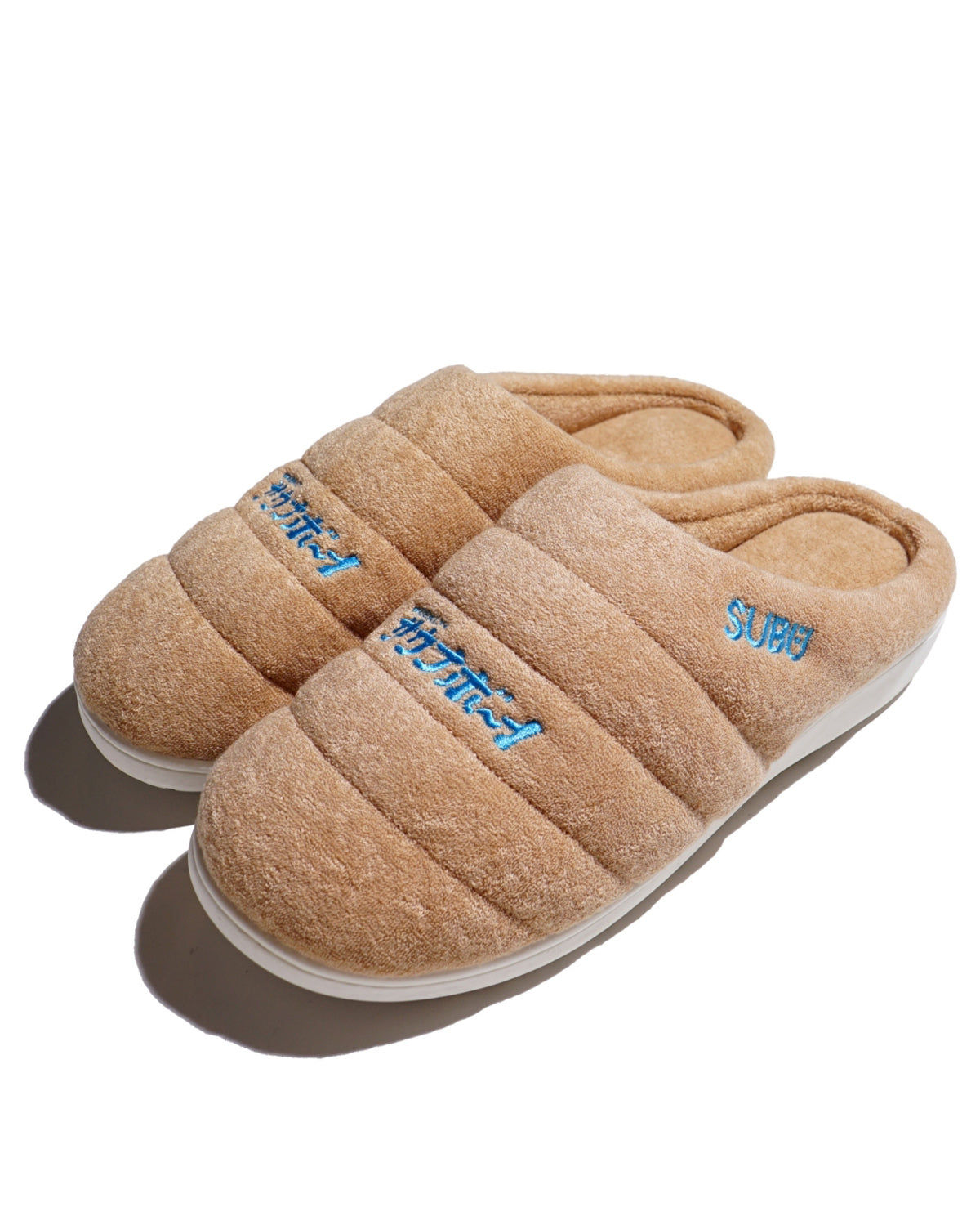 SUBU x サウナボーイ パイルサンダル BEIGE