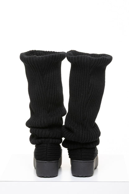 SUBU x ODAKHA loose socks boots BLACK