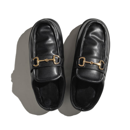 DOTS PLATFORM LOAFER BLACK