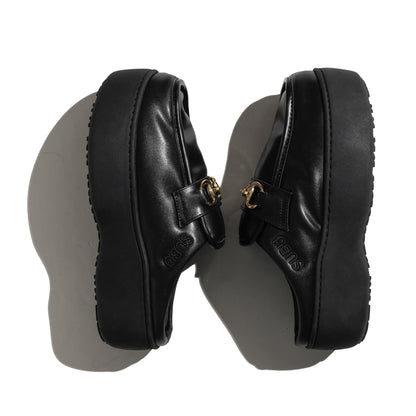 DOTS PLATFORM LOAFER BLACK