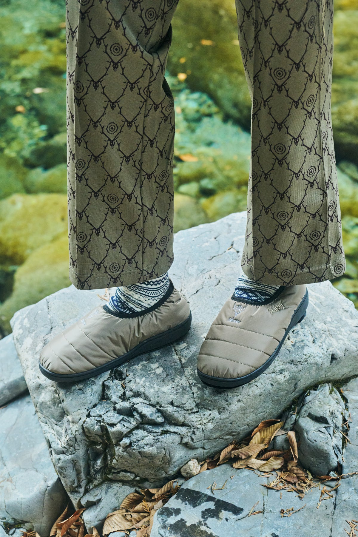 SUBU x NANGA x SOUTH2 WEST8 Insulation Shoes COYOTE