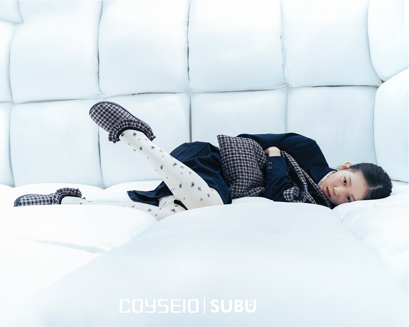 SUBU x COYSEIO FLUFF CHECK PADDING SHOES CHECK