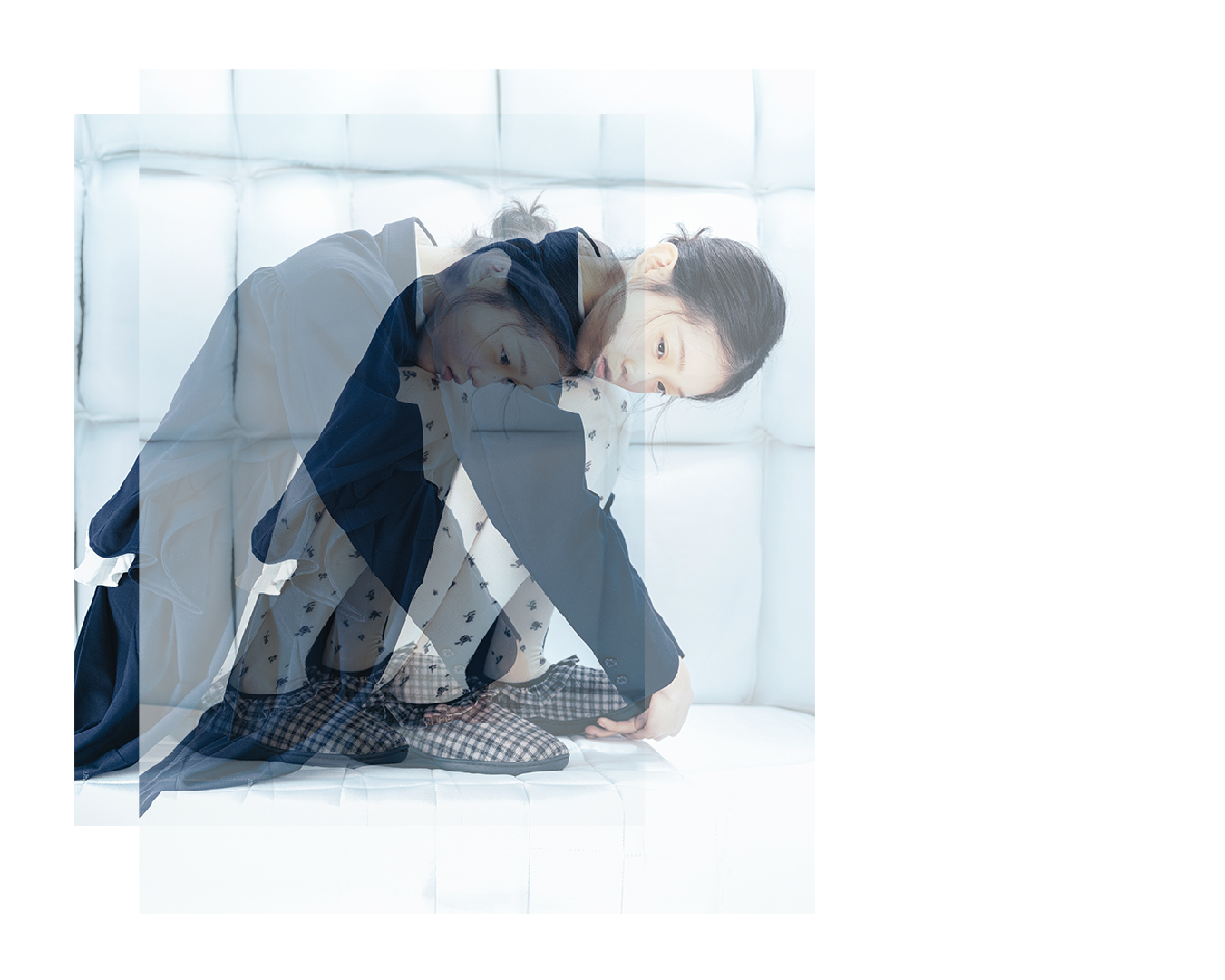 SUBU x COYSEIO FLUFF CHECK PADDING SHOES CHECK