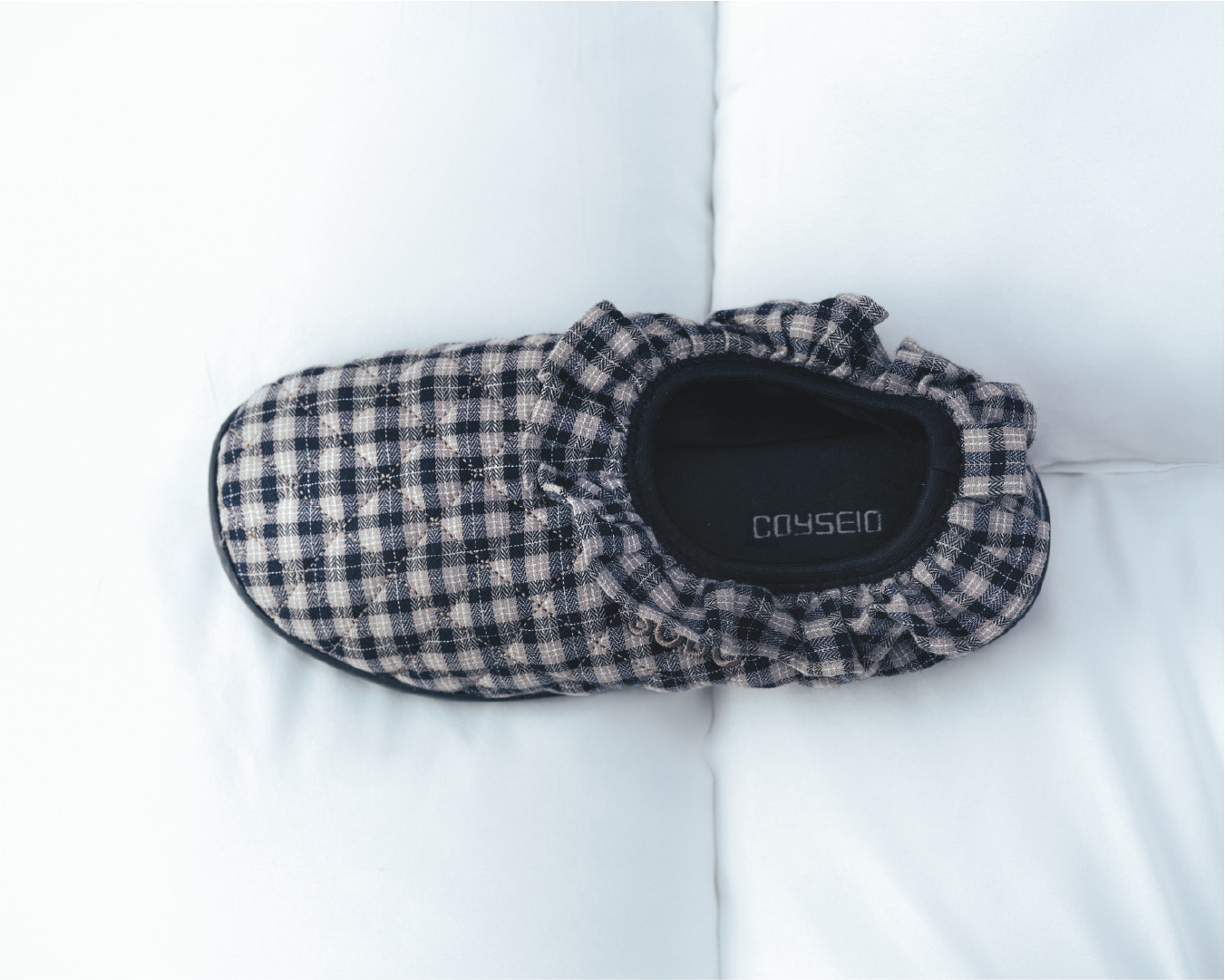 SUBU x COYSEIO FLUFF CHECK PADDING SHOES CHECK – SUBU ONLINE STORE