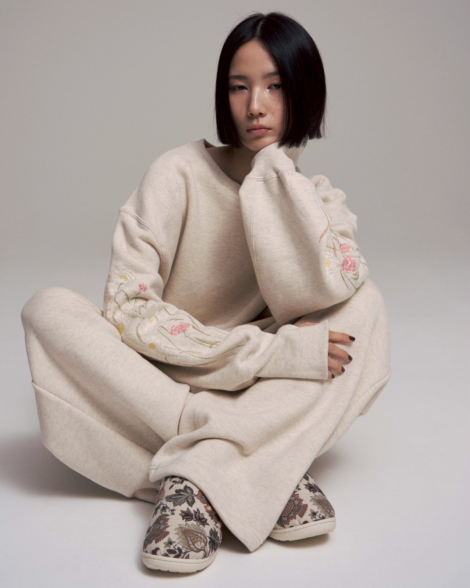 SUBU x superNova. Flower print Natural – SUBU ONLINE STORE