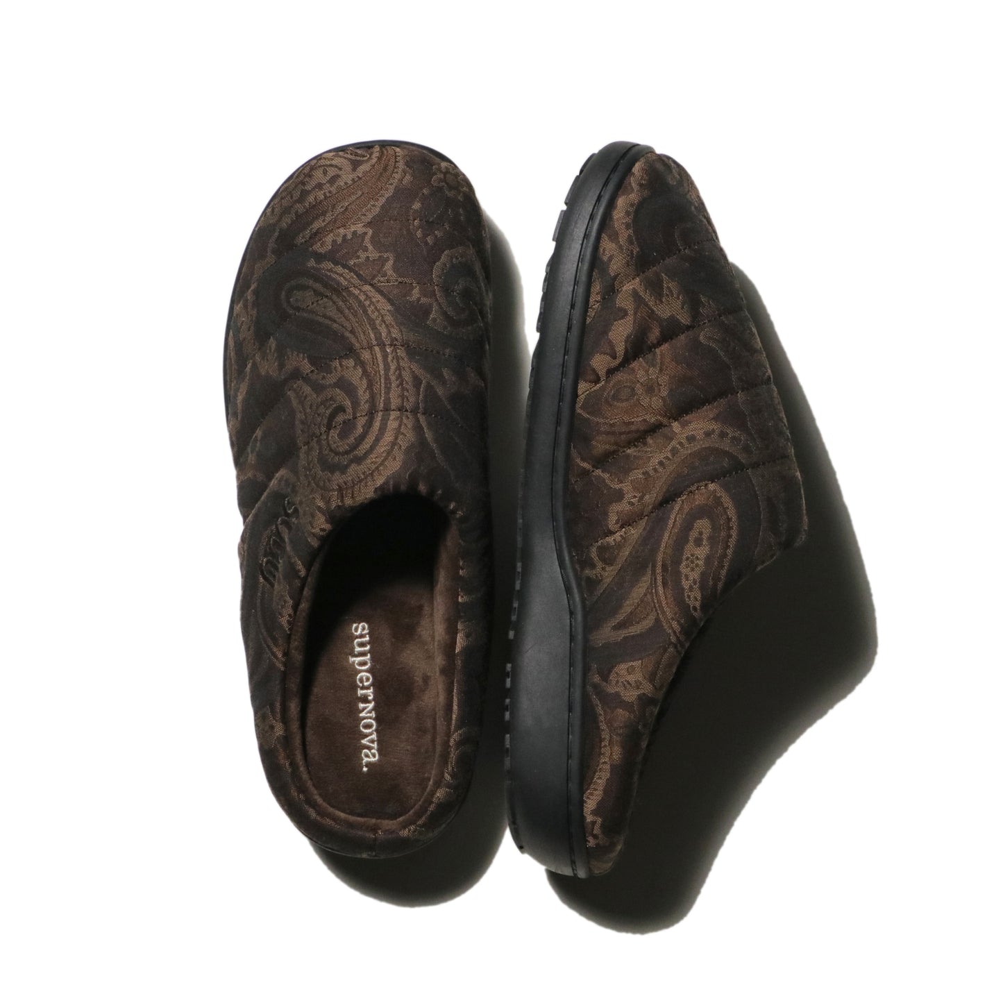 SUBU x superNova. Paisley Jacquard Brown