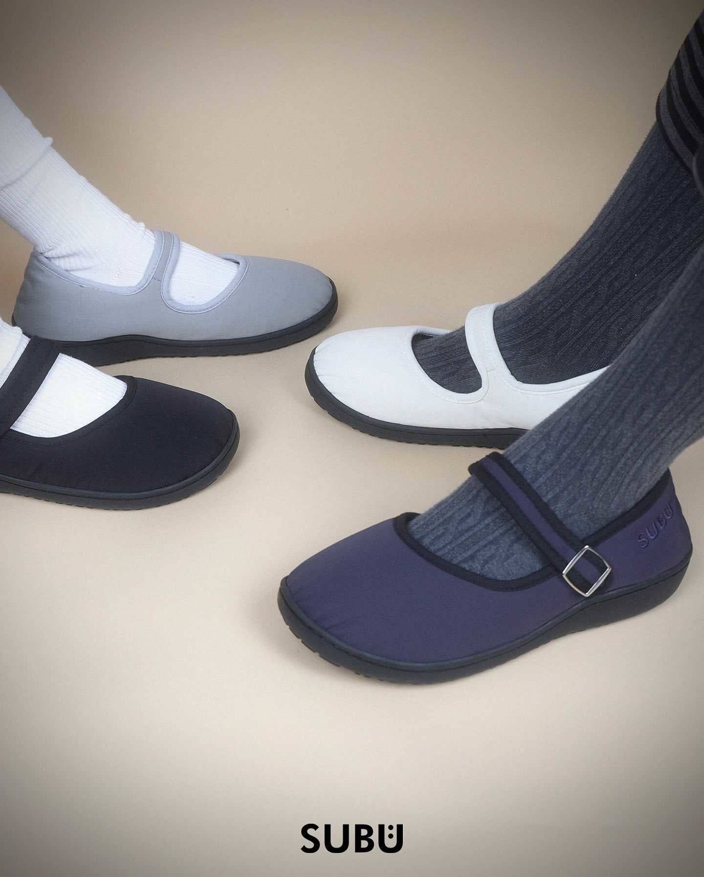 SUBU KOREA EXCLUSIVE Maryjane LIGHT GRAY