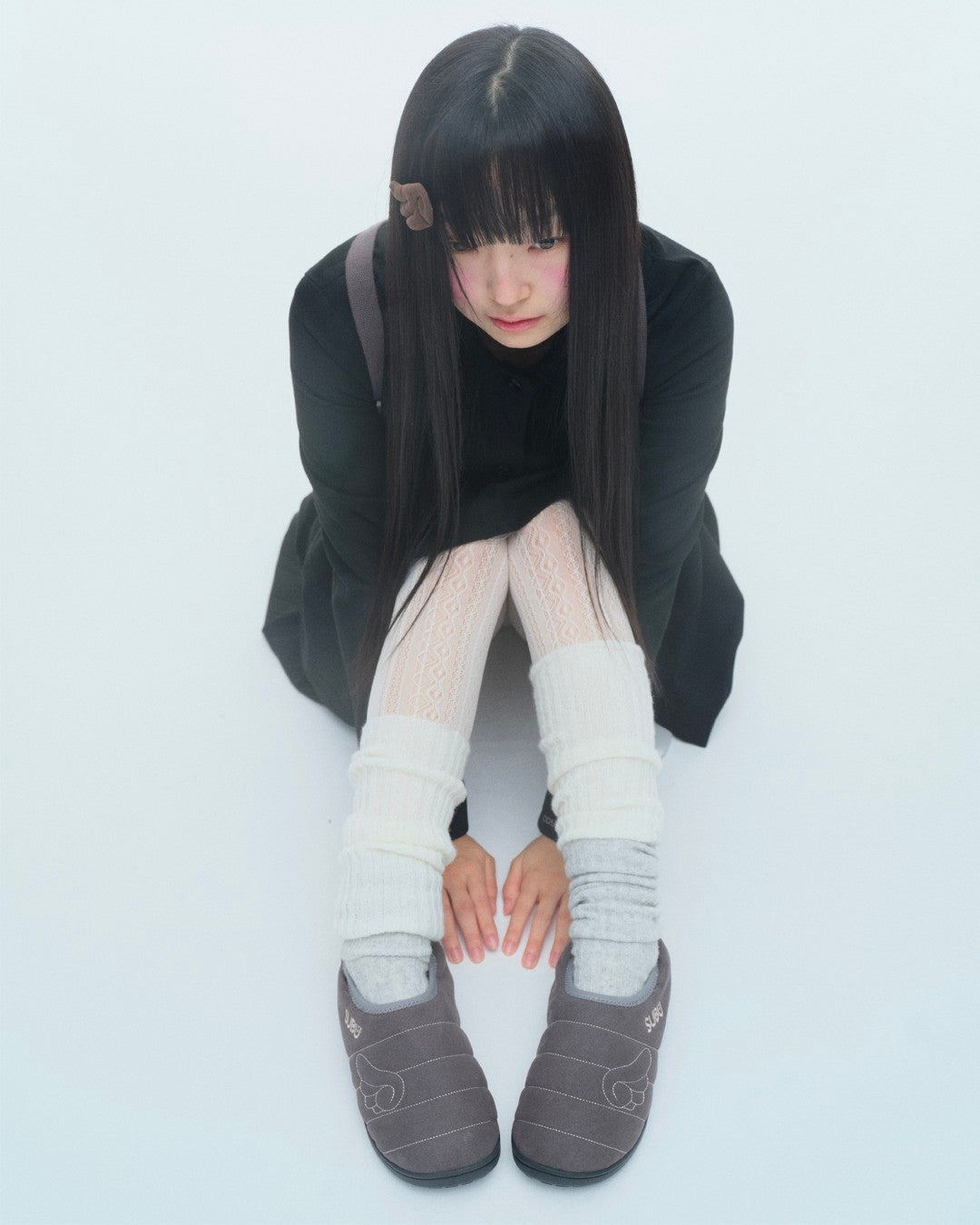 SUBU x COYSEIO ANGEL WING PADDING SHOES CHARCOAL