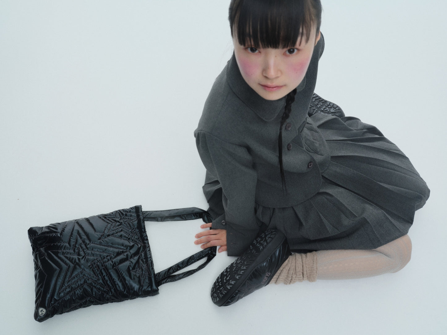 SUBU x COYSEIO MULTI STAR PADDING SHOES BLACK