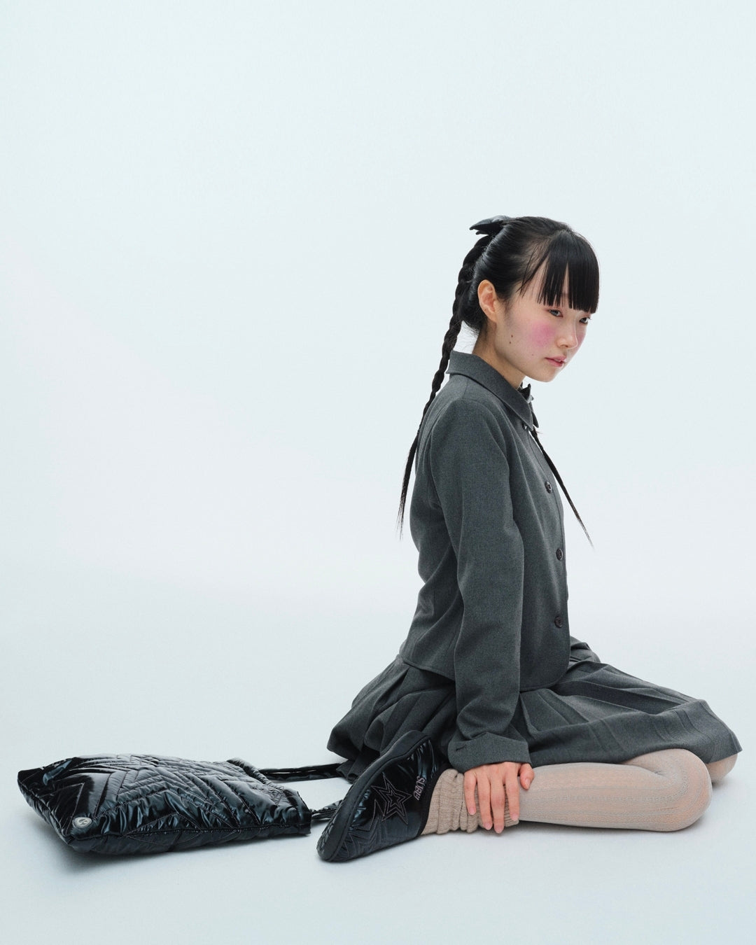 SUBU x COYSEIO MULTI STAR PADDING SHOES BLACK