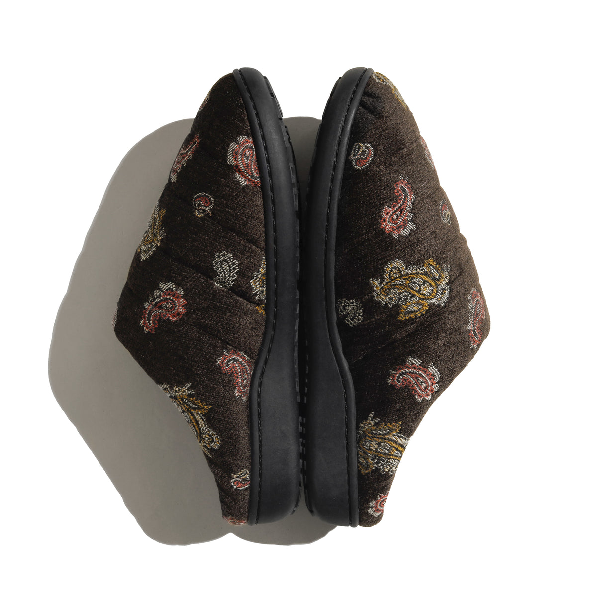 SUBU x superNova. Velvet Jacquard Brown paisley