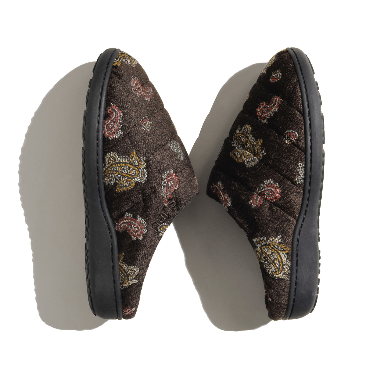 SUBU x superNova. Velvet Jacquard Brown paisley