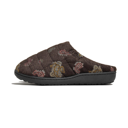 SUBU x superNova. Velvet Jacquard Brown paisley