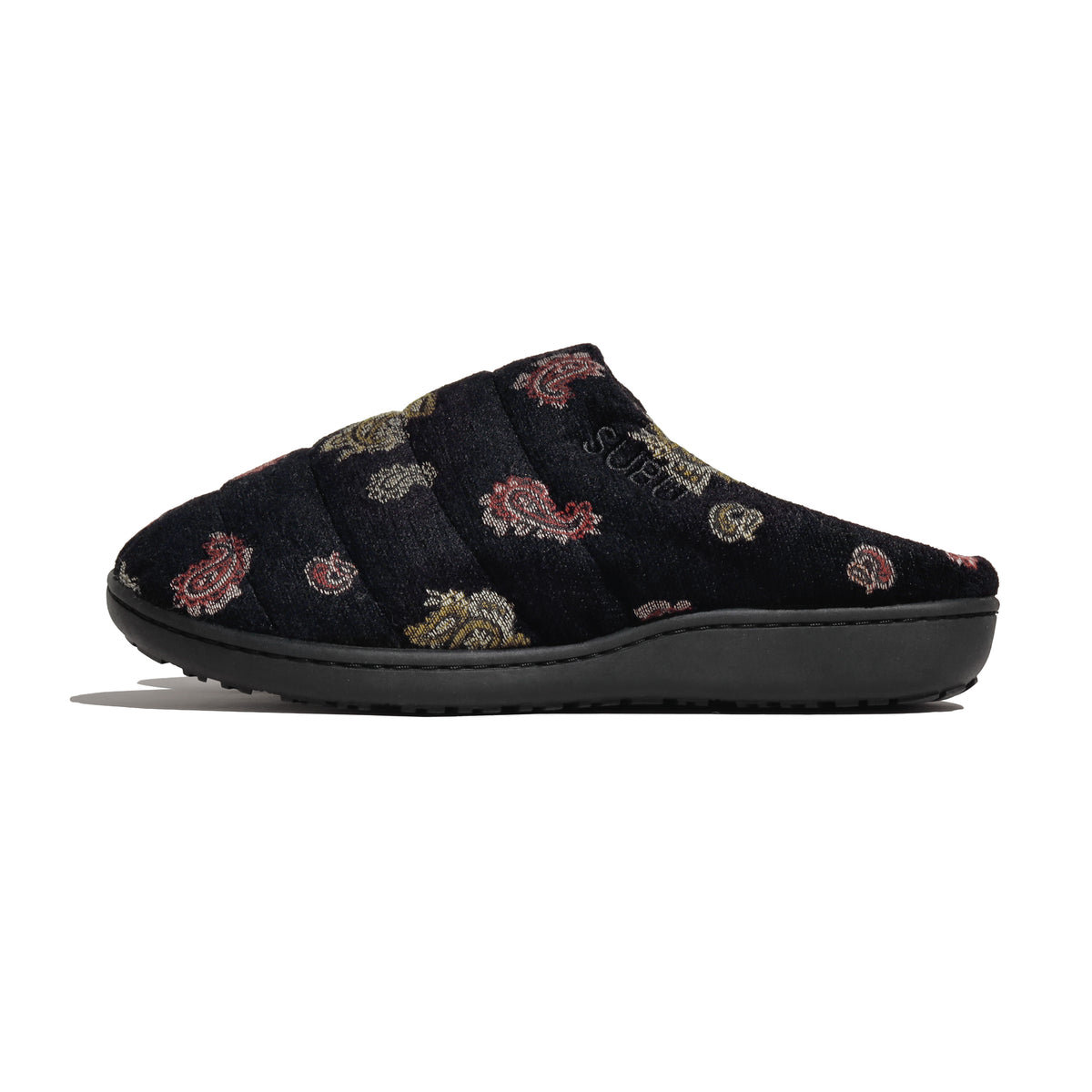 SUBU x superNova. Velvet Jacquard Black paisley