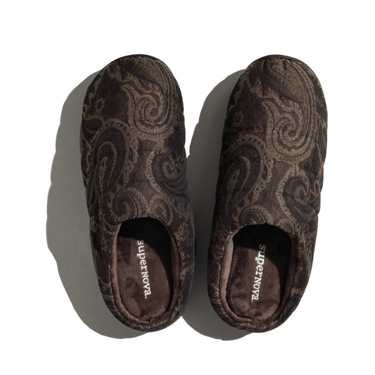 SUBU x superNova. Paisley Jacquard Brown