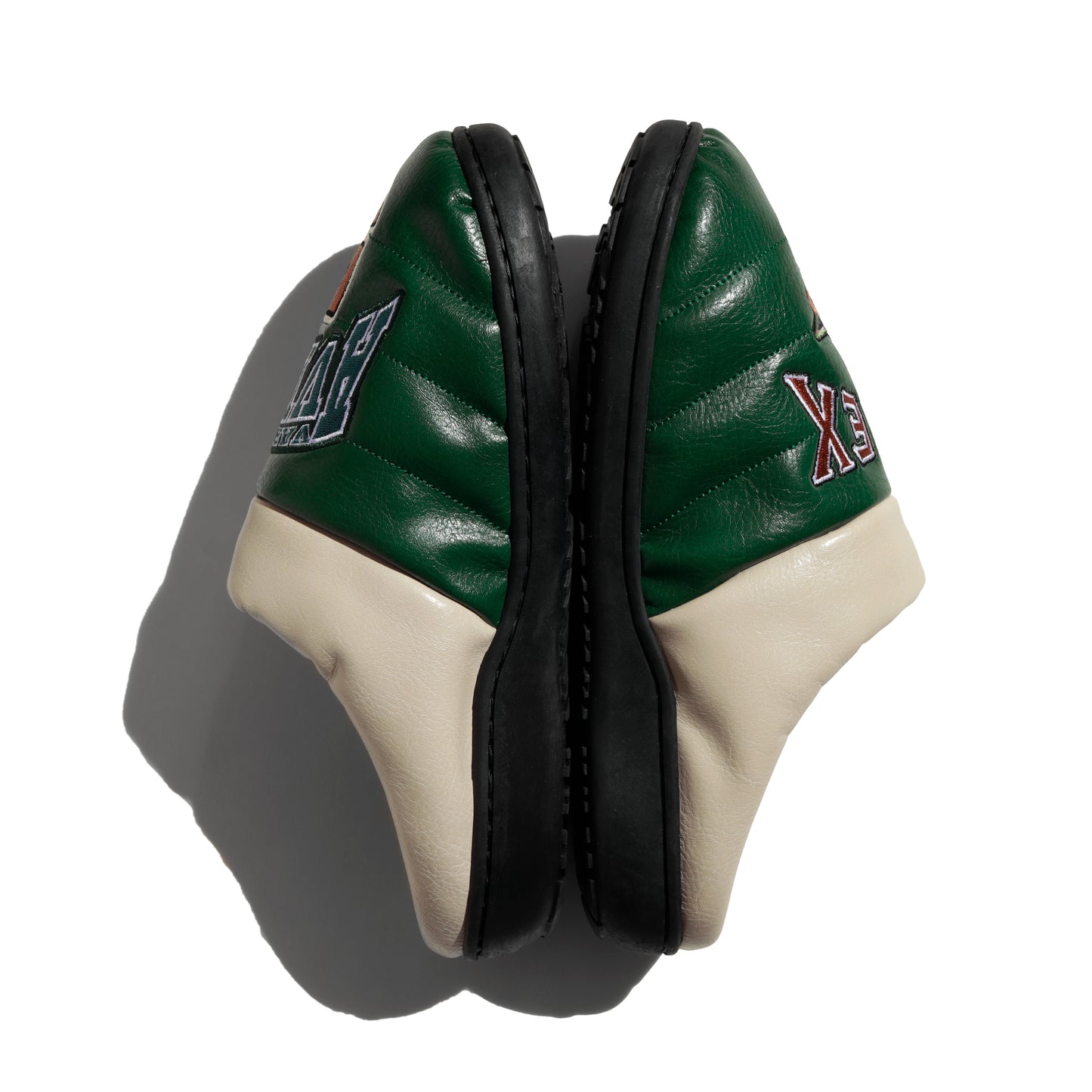 SUBU x AVIREX VEGAN LEATHER SANDALS "WILDBEAR" GREEN