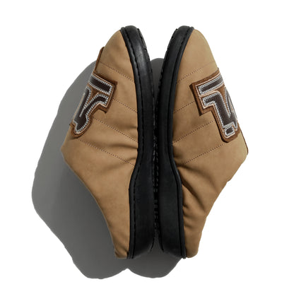 SUBU x AVIREX VEGAN LEATHER SANDALS ”THE KINGS” BEIGE