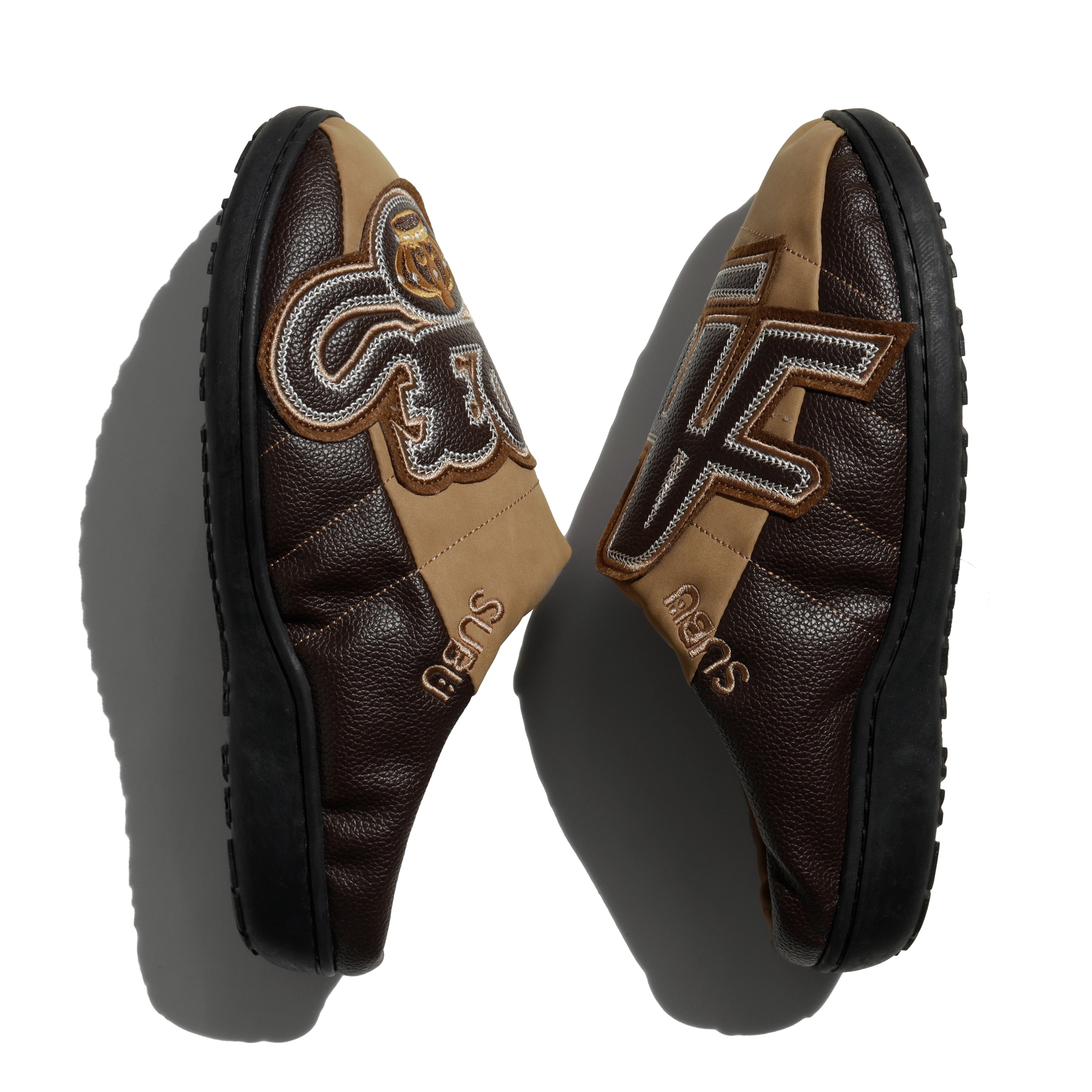 SUBU x AVIREX VEGAN LEATHER SANDALS ”THE KINGS” BEIGE – SUBU