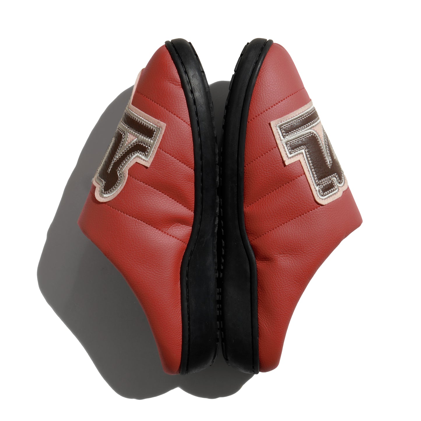 SUBU x AVIREX VEGAN LEATHER SANDALS ”THE KINGS” RED