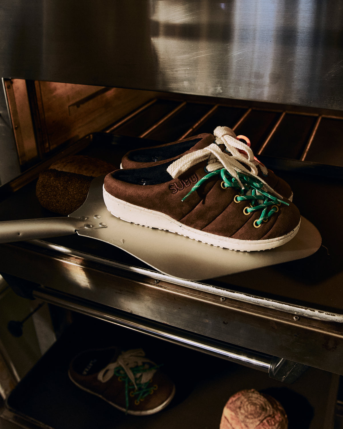 SUBU x PLATEAU Lace-Up Slipper