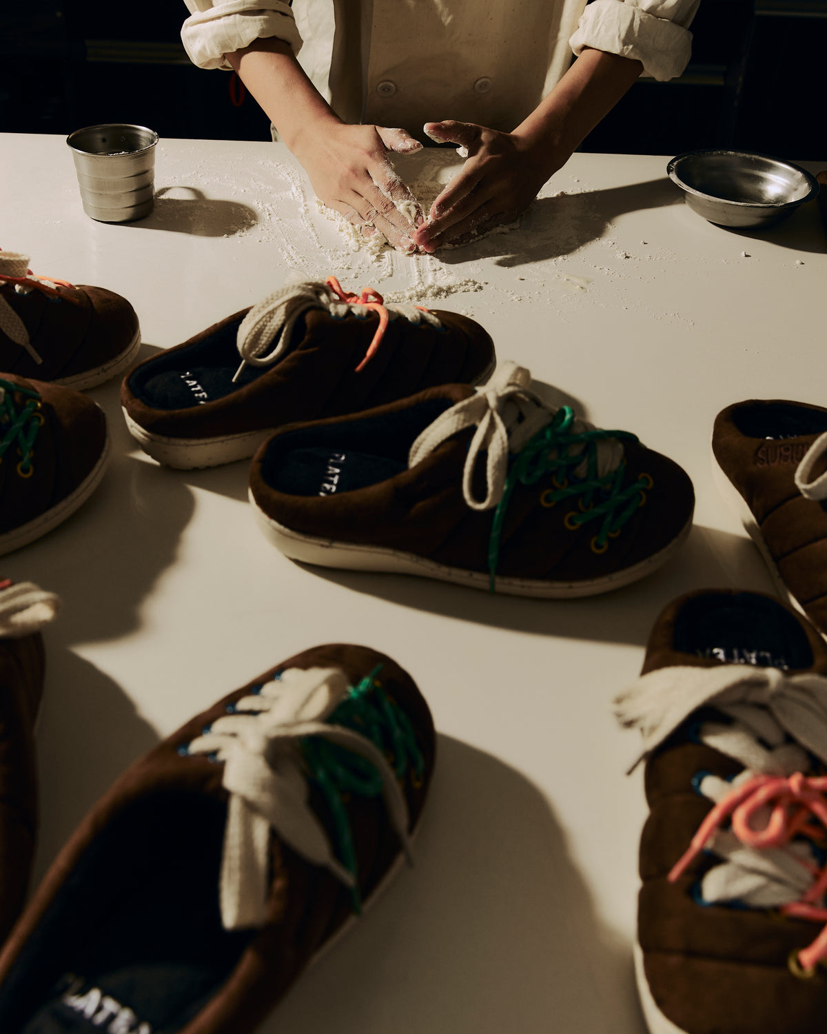 SUBU x PLATEAU Lace-Up Slipper