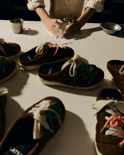 SUBU x PLATEAU Lace-Up Slipper