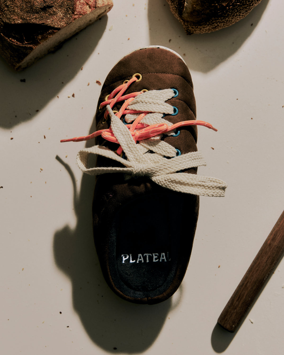 SUBU x PLATEAU Lace-Up Slipper