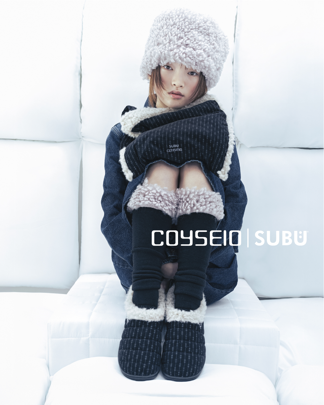 SUBU x COYSEIO SNUG PADDING SHOES BLACK