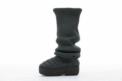 SUBU x ODAKHA loose socks boots GRAY
