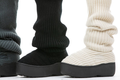 SUBU x ODAKHA loose socks boots GRAY
