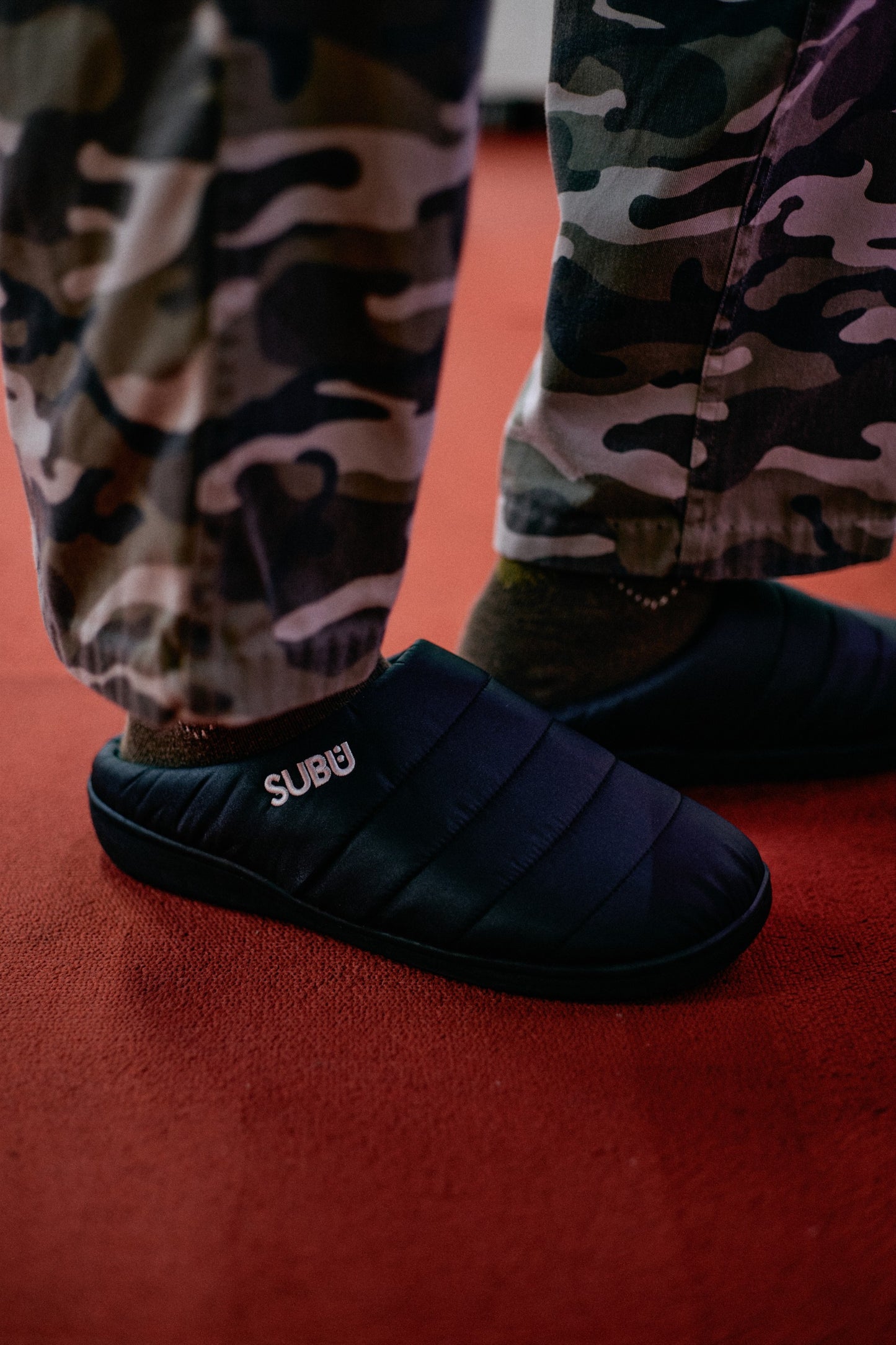 SUBU スブ すぶ 定番 ナイロン DUCKCAMO ダックカモ 迷彩 あったかい サンダル 冬用サンダル