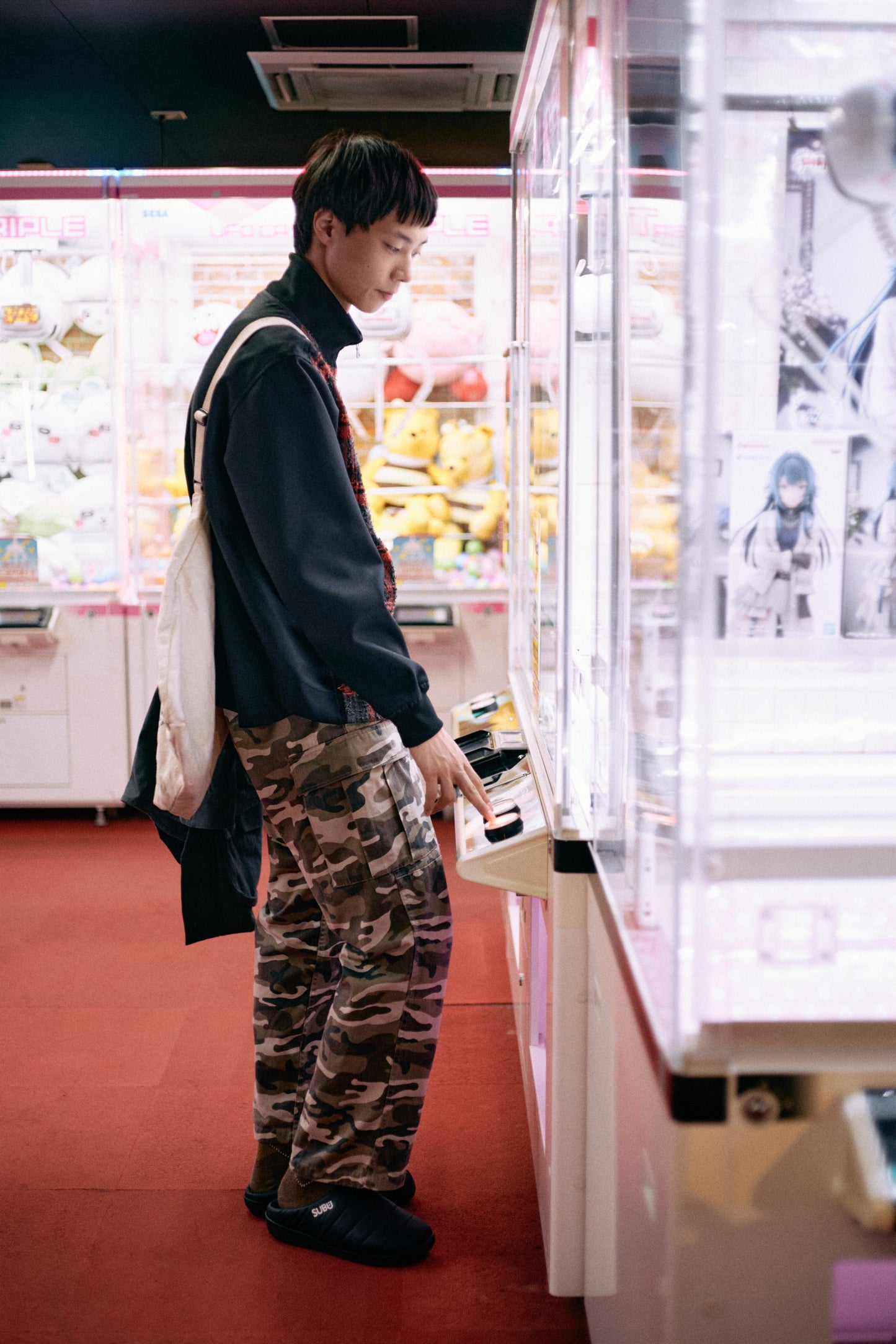SUBU スブ すぶ 定番 ナイロン DUCKCAMO ダックカモ 迷彩 あったかい サンダル 冬用サンダル