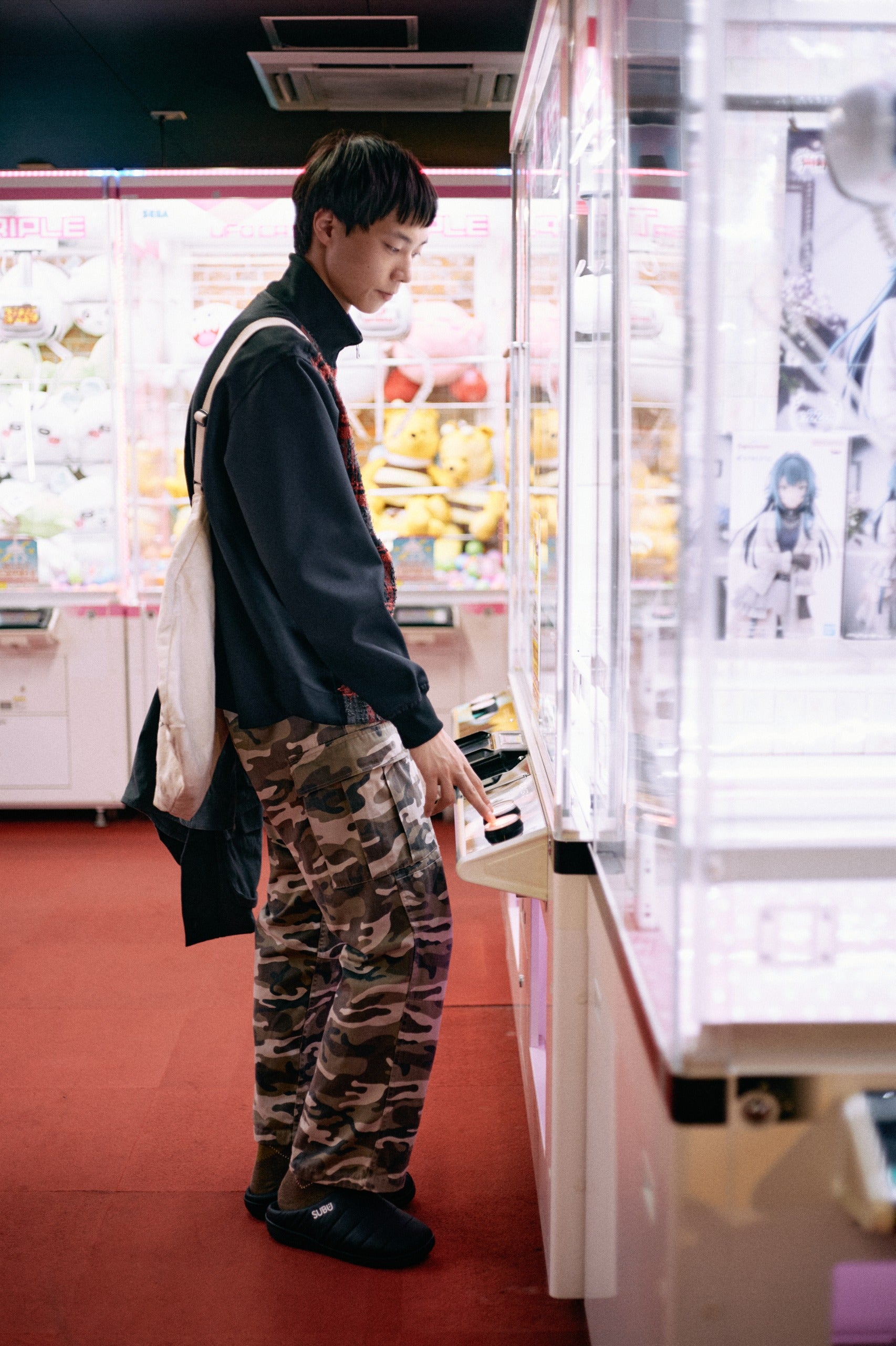 SUBU スブ すぶ 定番 ナイロン DUCKCAMO ダックカモ 迷彩 あったかい サンダル 冬用サンダル