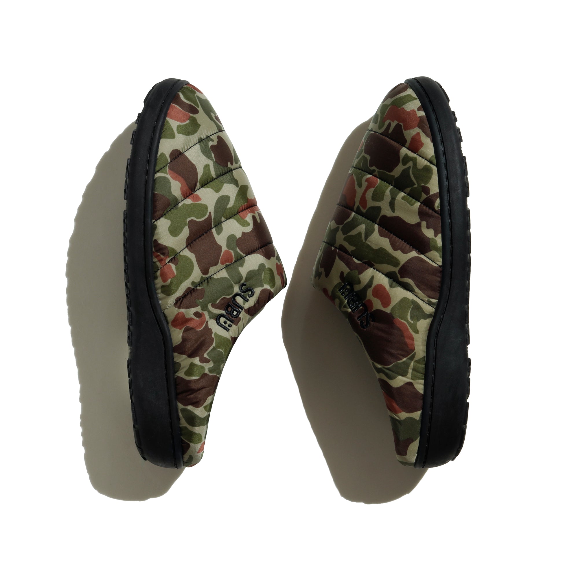 SUBU スブ すぶ 定番 ナイロン DUCKCAMO ダックカモ 迷彩 あったかい サンダル 冬用サンダル