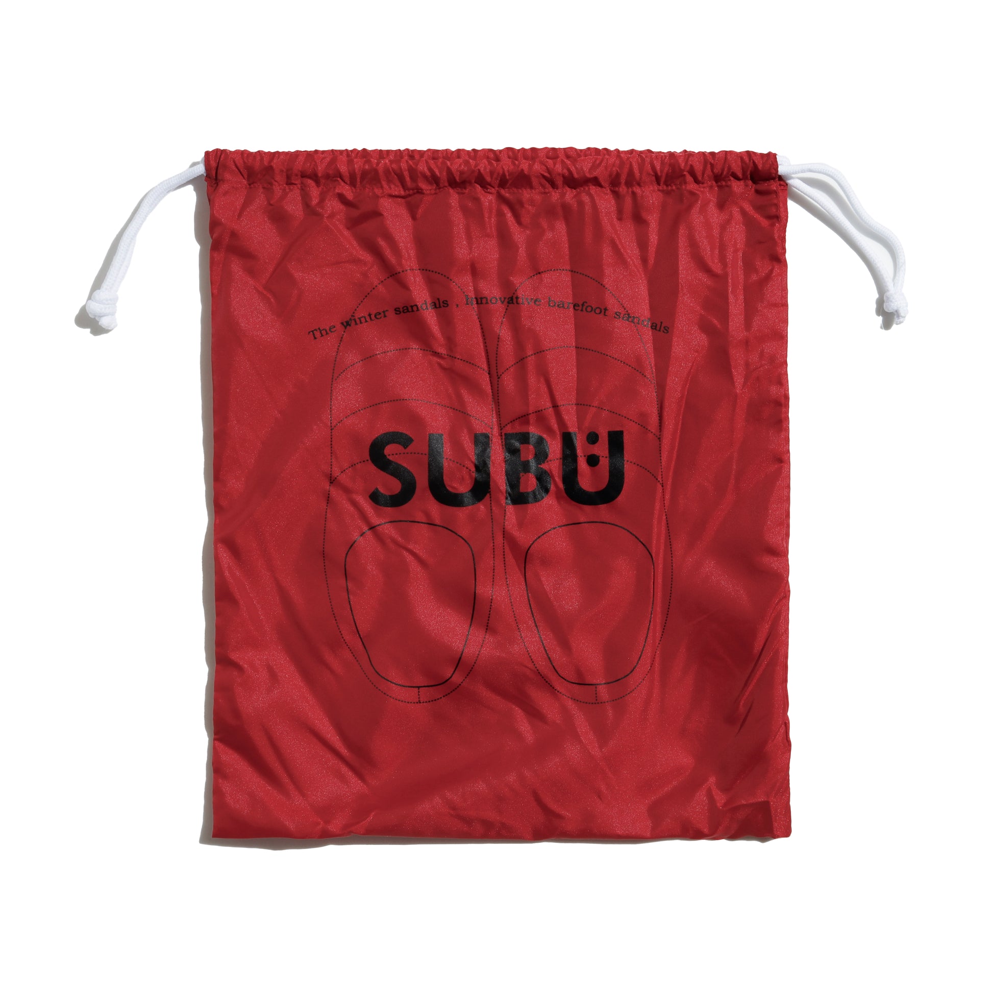 SUBU スブ すぶ 定番 ナイロン RED 赤 あったかい サンダル 冬用サンダル