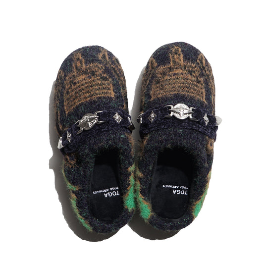 SUBU x TOGA KNIT SLIP-ON NAVY