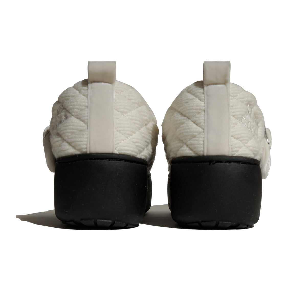 SUBU x ODAKHA mary jane quilting platform shoes WHITE