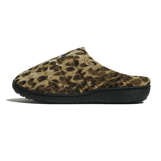 SUBU x NANGA x WACKO MARIA LEOPARD WINTER SANDALS BEIGE