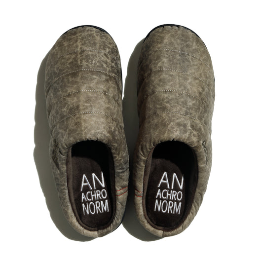 SUBU x ANACHRONORM DIRTPAINT NYLON SANDAL BEIGE