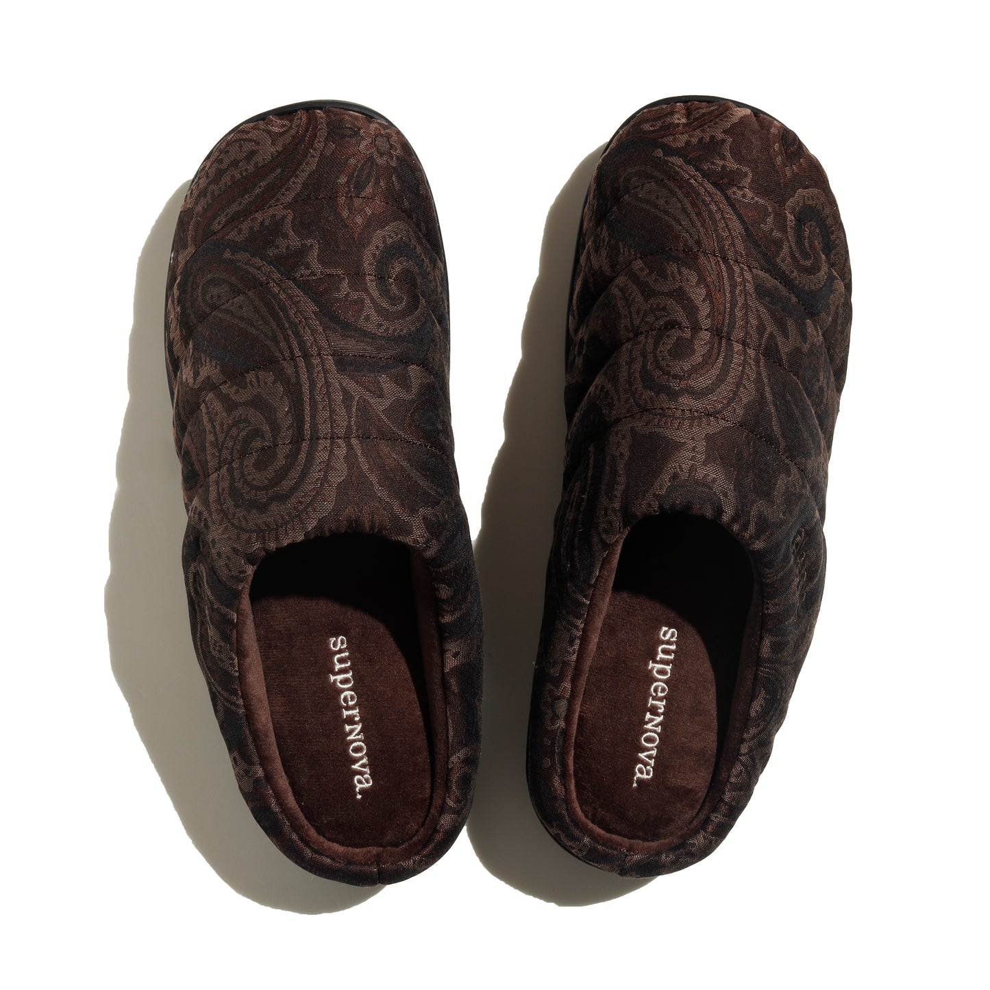 SUBU x superNova. Paisley Jacquard Brown